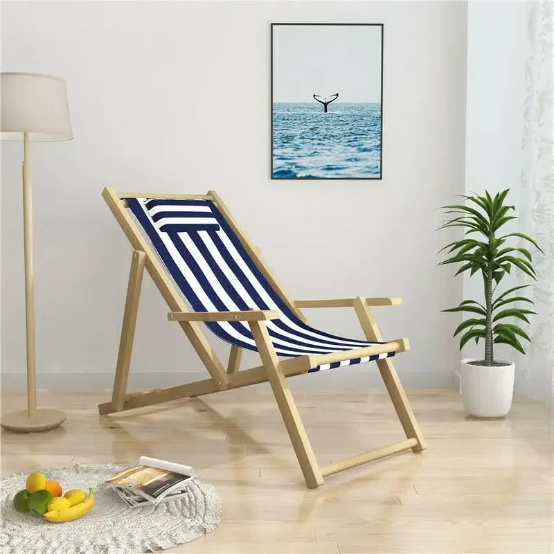 Waterproof Chair Cover Beach Chair Canvas Seat Covers Folding Deck Chair Replacement Cover Courtyard Home Accessories