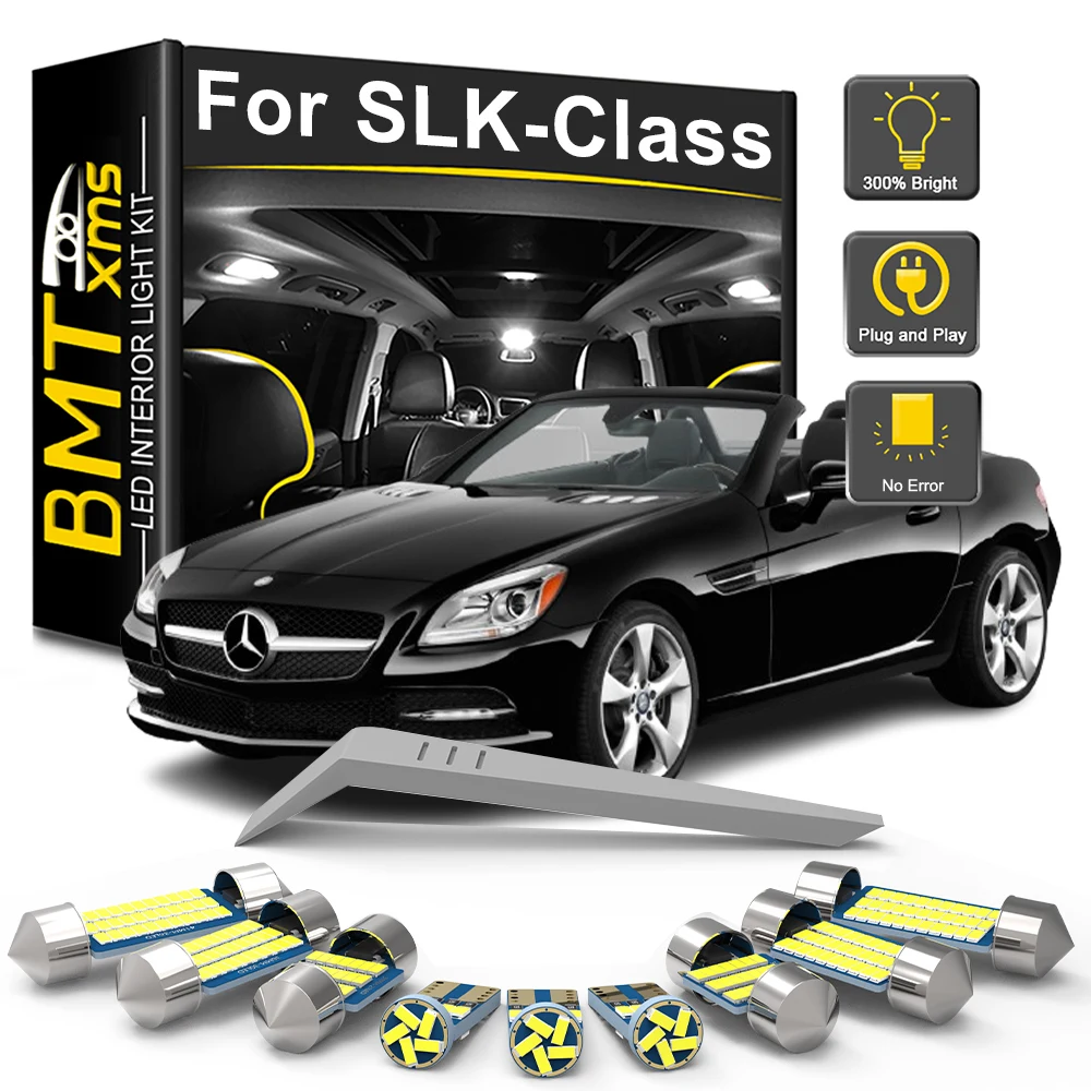

BMTxms For Mercedes Benz MB SLK-Class R170 R171 R172 1996-2009 2010 2011 2012 2013 2014 2015 Car LED Interior Light Bulb Kit