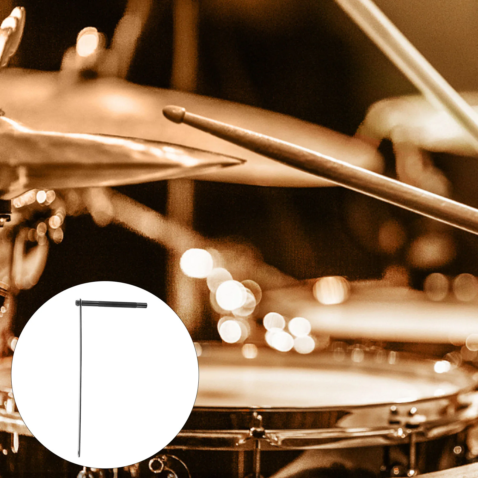 

Drum Kit Cowbell Clamp Strong Zinc Alloy Extension Clip Stylish Touch for Your Instrument Easy to Install and Use