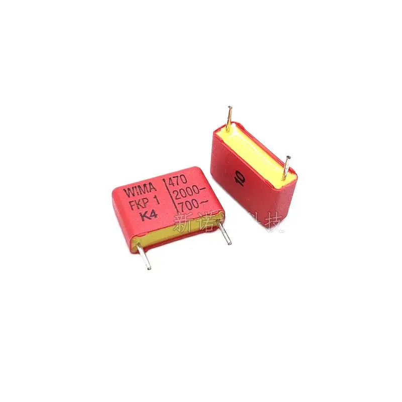 10 PCS/WIMA Weimar Capacitor 2000V 471 0.00047UF 2000V 470PF FKP1 Pin Distance 15