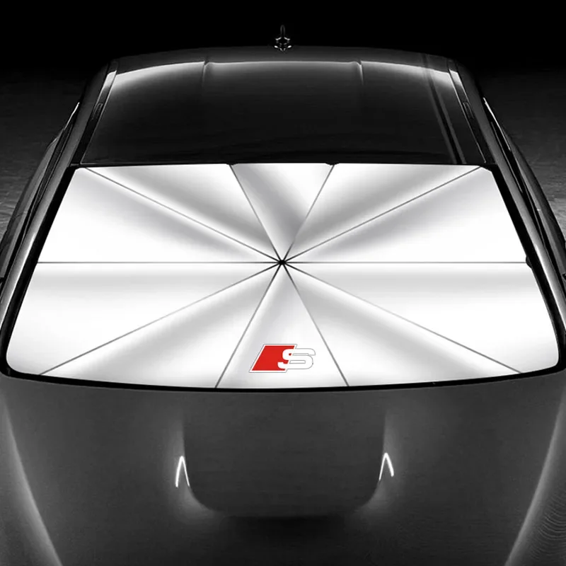 

Солнцезащитный зонт-шторка для лобового стекла автомобиля, складной, для Audi Sline A1 A3 A4 A5 A6 S6 A7 Q3 Q5 Q6 Q7 TT RS SportBack