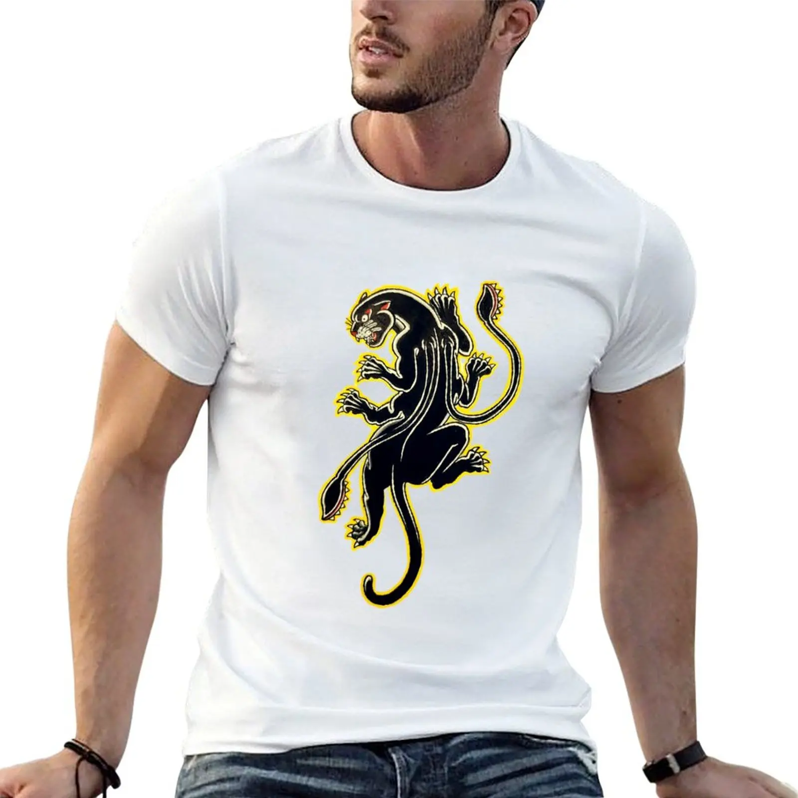 Displacer beast traditional tattoo T-Shirt Moisture Control Sports Tee