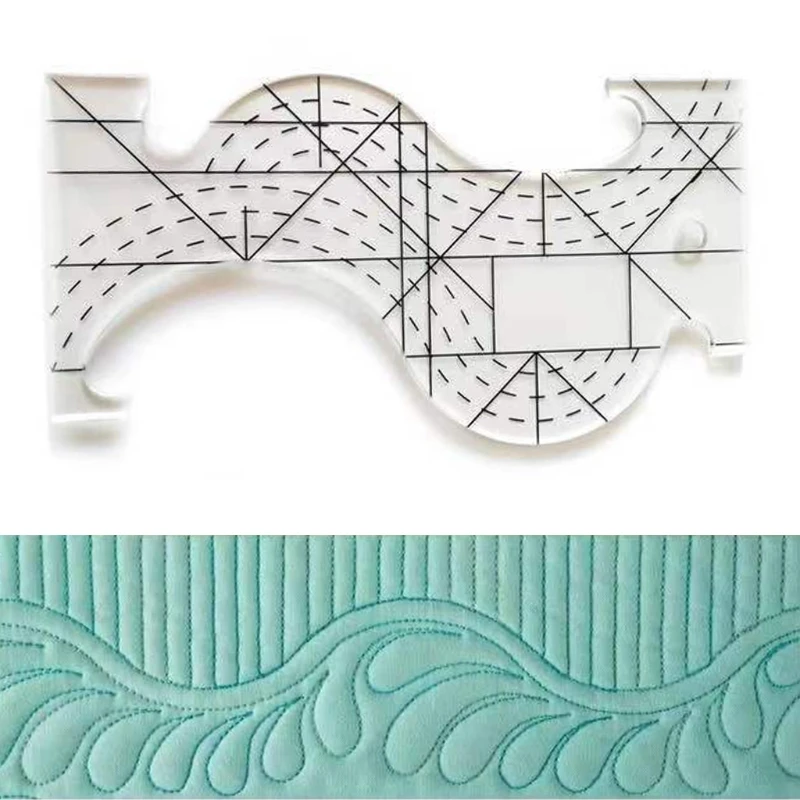 Multi-Purpose Quilting Template Ruler Professional Plastic Ruler Patchwork Clothing Fashion Ruler Sewing Ruler TOP quality