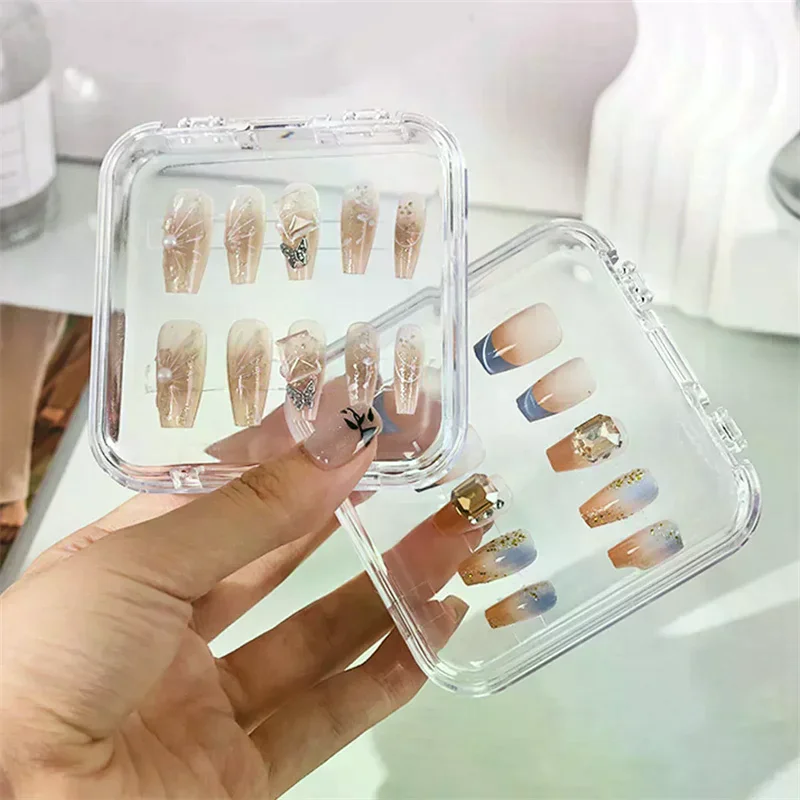 Transparent Plastic Storage Box, Bracelet, Fake Nail Display Box, Multifunctional Packaging Box, Jewelry Box