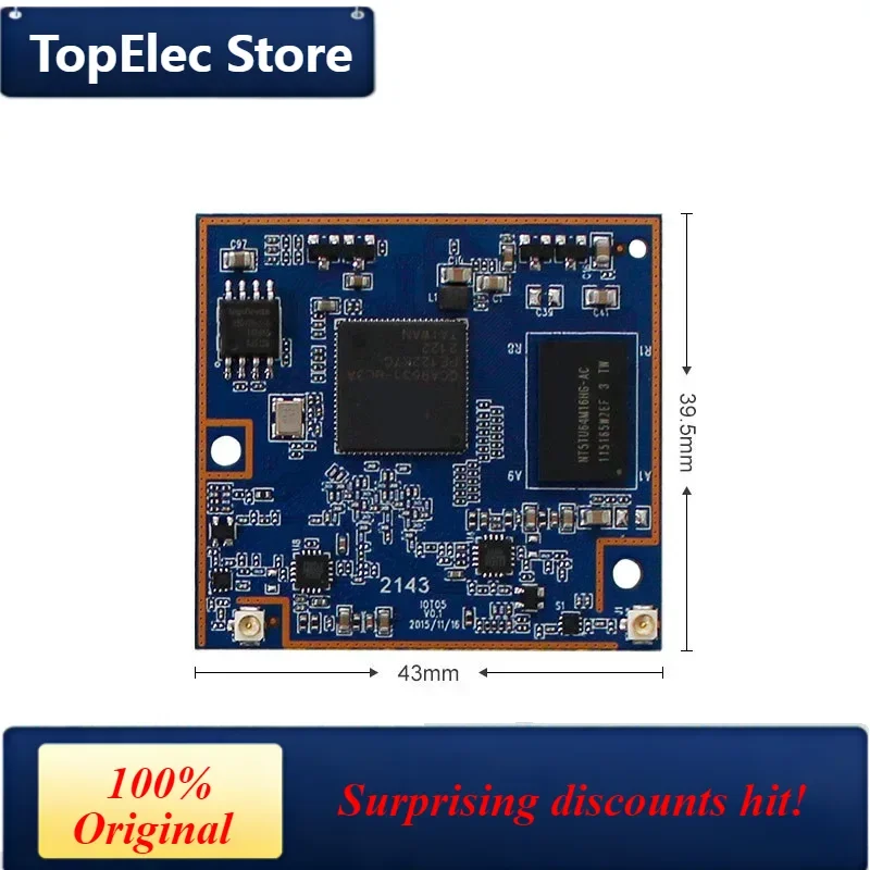 TopElec QCA9531 LOT Serial Port High-power AP Routing UAV IP Camera Image Transmission Wifi Module QCA9531