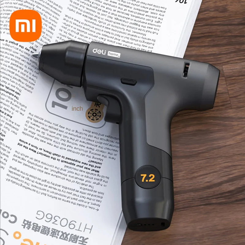 

Xiaomi Deli Double Speed 7.2V Electric Screwdriver Set Rechargeable Disassembling Machine Assembly Repair Household Power Drill