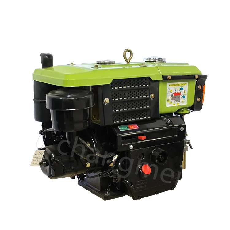 China Changmei R180 Diesel Engine 8hp Water-cooled diesel engine with radiator