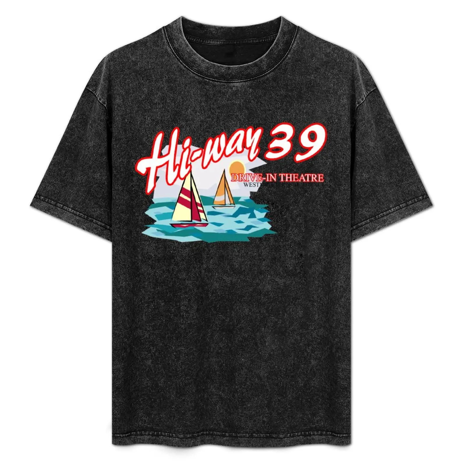 

Hi-way 39 Drive In T-Shirt Funny t-shirt croswit shirt man Men's t shirts