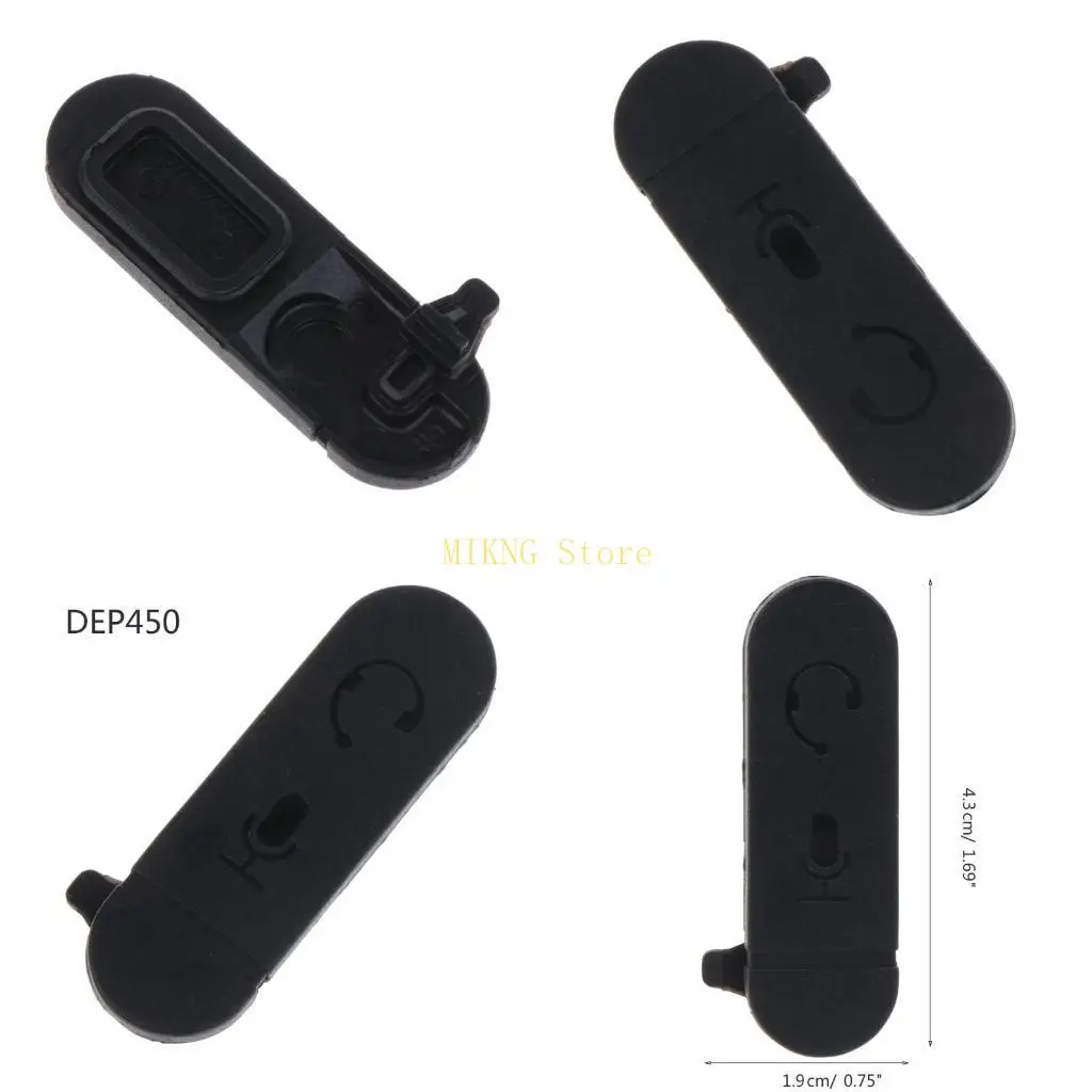 

Пылезащитная боковая крышка для наушников для XIR P3688 DEP450 CP200D DP1400 Walkie Talkie Radio, лучшая распродажа