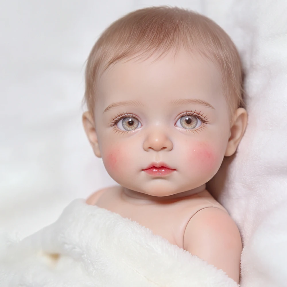 Reborn Baby 18inch 46cm Lifelike Little Infant Girl Soft Cute Realistic Baby Dolls Newborn