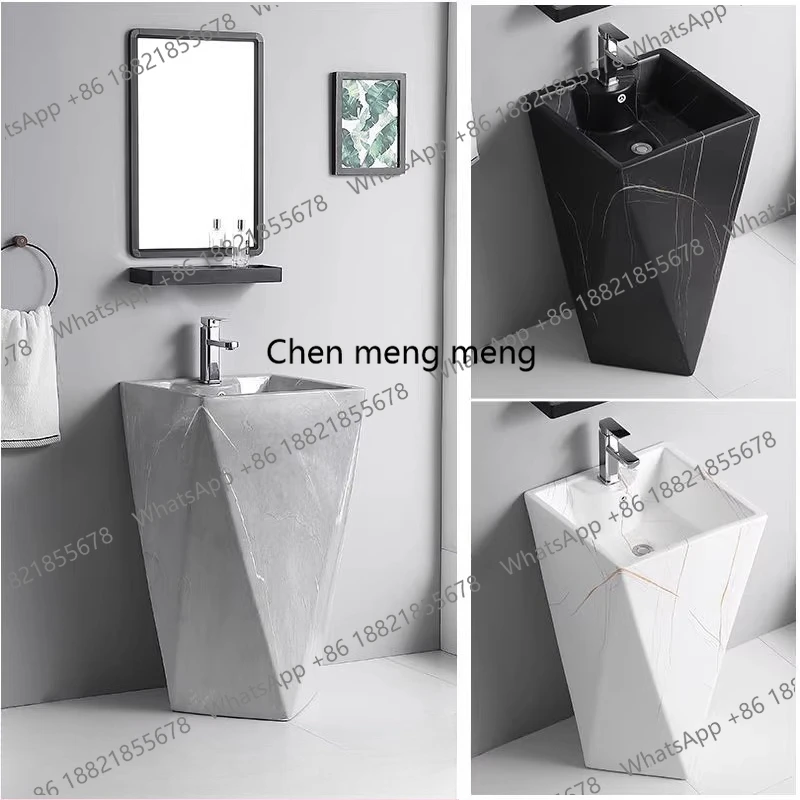 

Керамический встроенный умывальник, умывальник с квадратной колонной, напольный умывальник для ванной комнаты