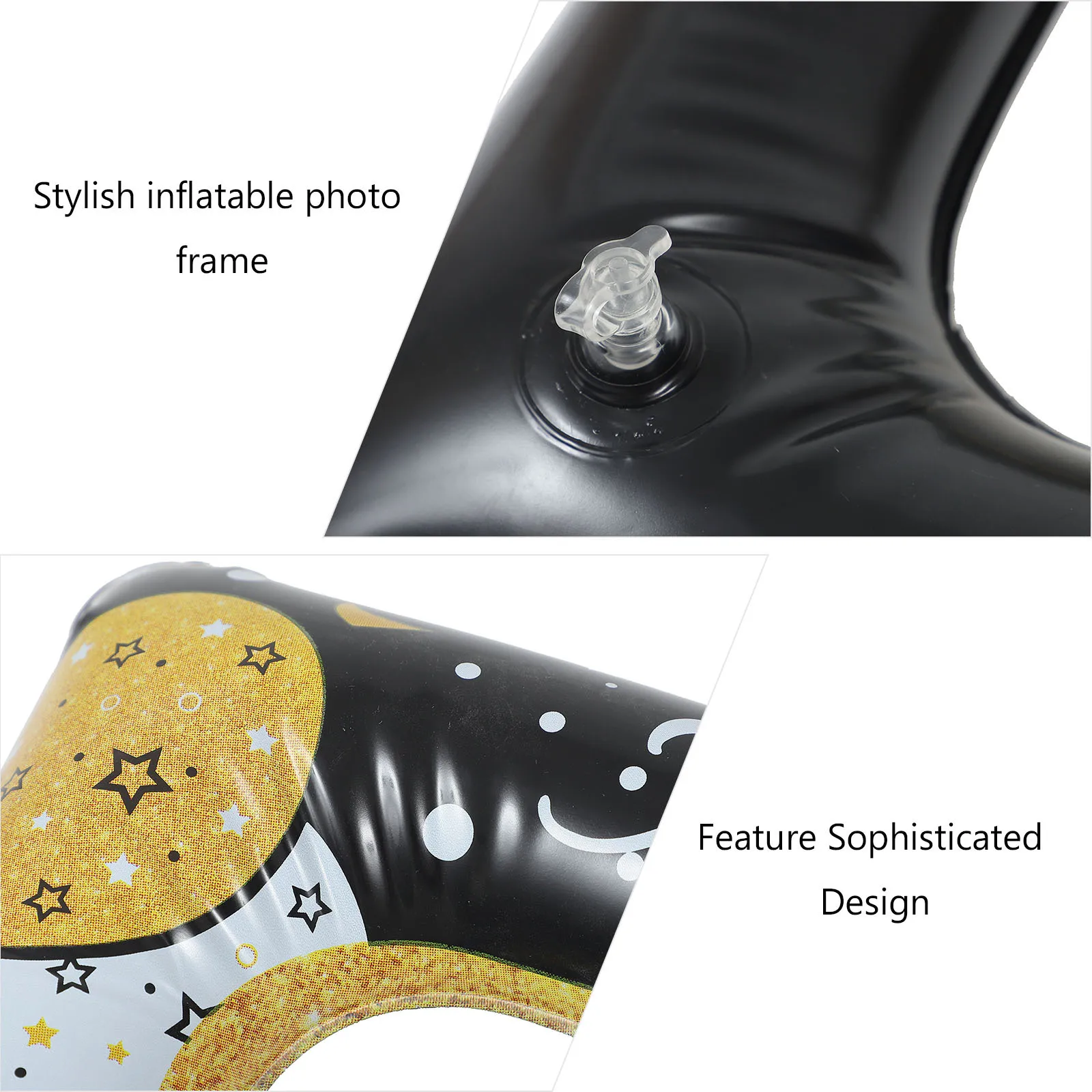 

Inflatable Frame Birthday Photo Booth Props Exquisite Design Safe for and Adults Party Use Photo Booth Frame