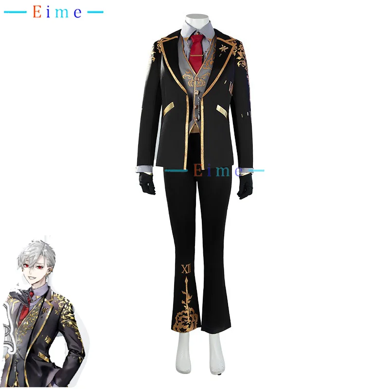 Vtuber Kuzuha Cosplay Costume Fancy Party Suit Coat Shirt Vest Pants Halloween Carnival Uniforms Custom Made