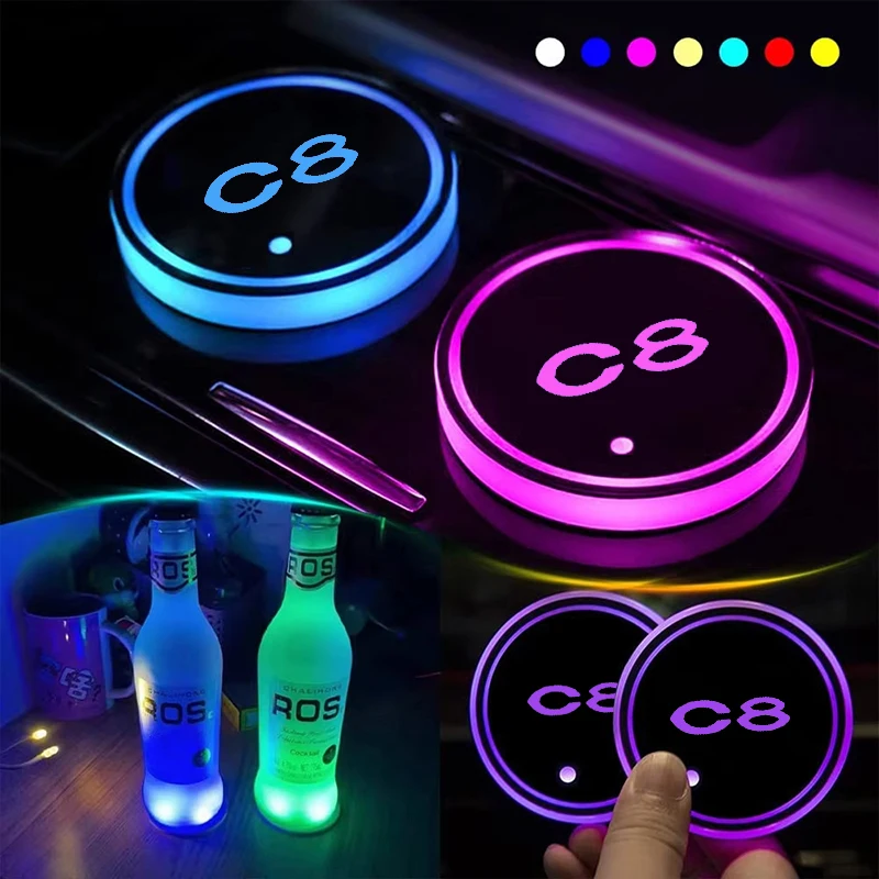 Led Car Coaster Lig…