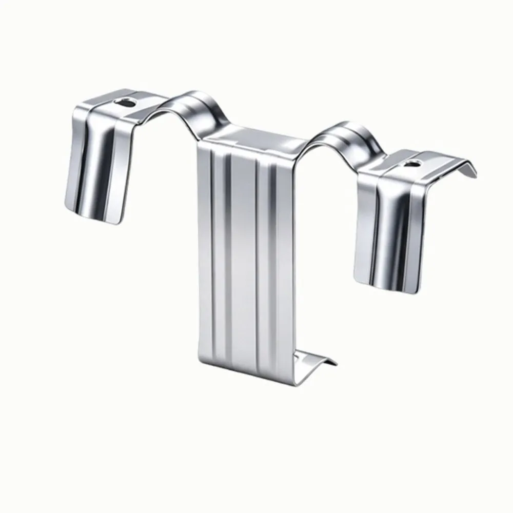 10Pcs Pack Stainless Steel Solar Panel Water Guide Clip 30/33/35MM Size Anti-Dust Design Photovoltaic Deflector Clip