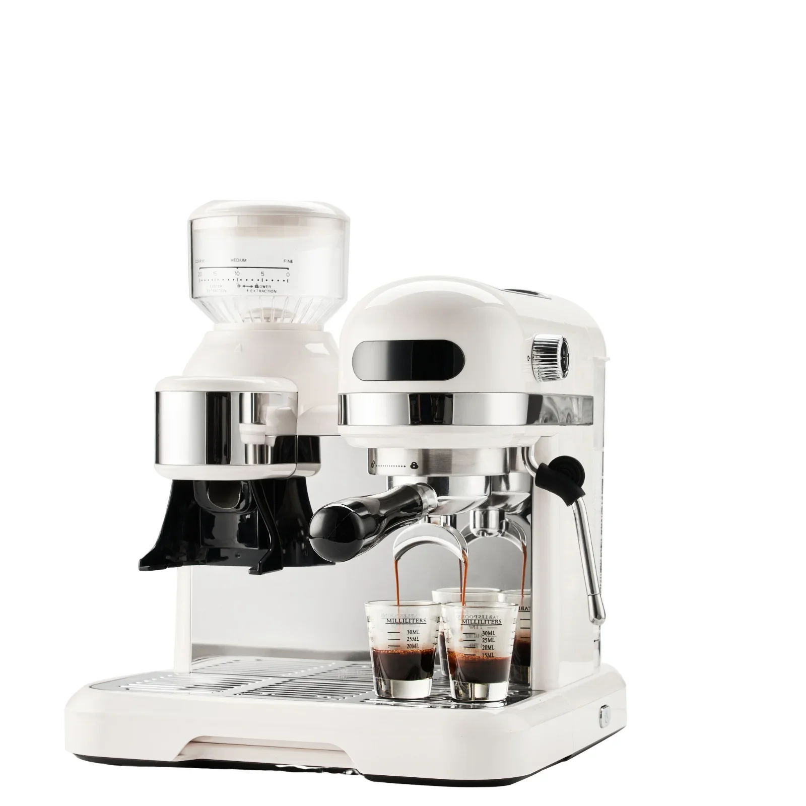 Espresso Coffee Machine Professional Commercial Italy 3 in 1 20Bar Espresso Coffee Maker with Grinder