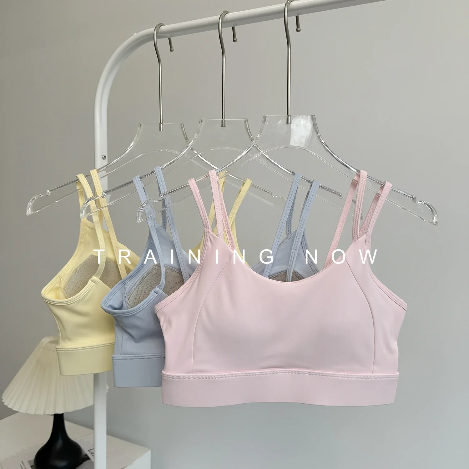 

high-intensity fitness Pilates tops bra vest yoga suit 2025 new Sports underwear for women's shockproof and beautiful back