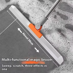 35/50CM Magic Broom Water Scraper Multifunctional Silicone Wipers for Floor Sweeping Kitchen Wipers Floor Scrubbing Water Sweep