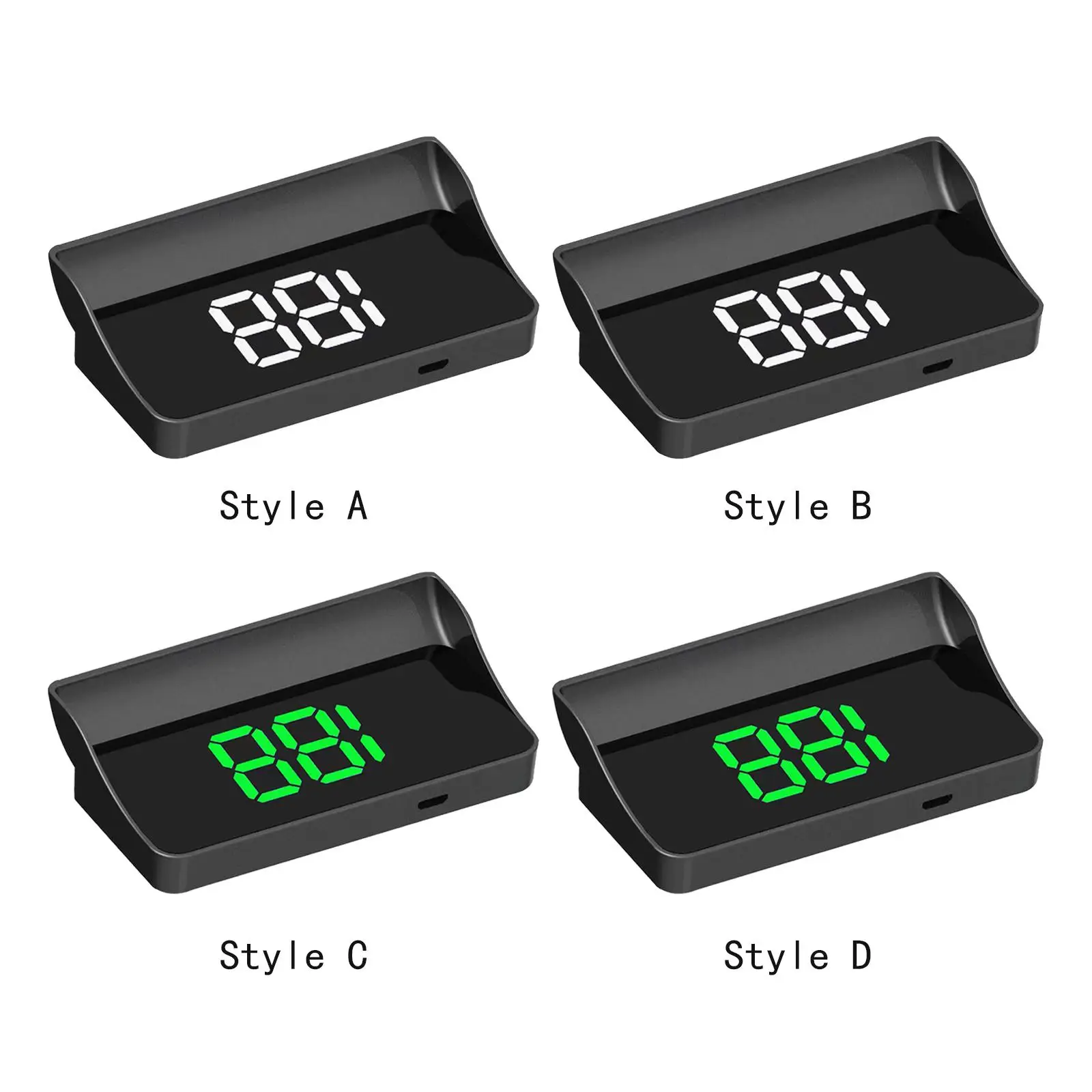 

Автомобильный HUD измеритель скорости на голове, дисплей, предупреждение, универсальный автомобильный аксессуар, автоматический цифровой одометр скорости для внедорожников, грузовиков