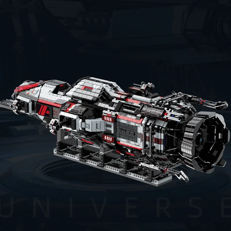 6395PCS Movie ROCINANTE Spaceship Model MOC 33906  Interstellar Series Battleship Building Blocks Brick Puzzle Toys Kids Gift ﻿