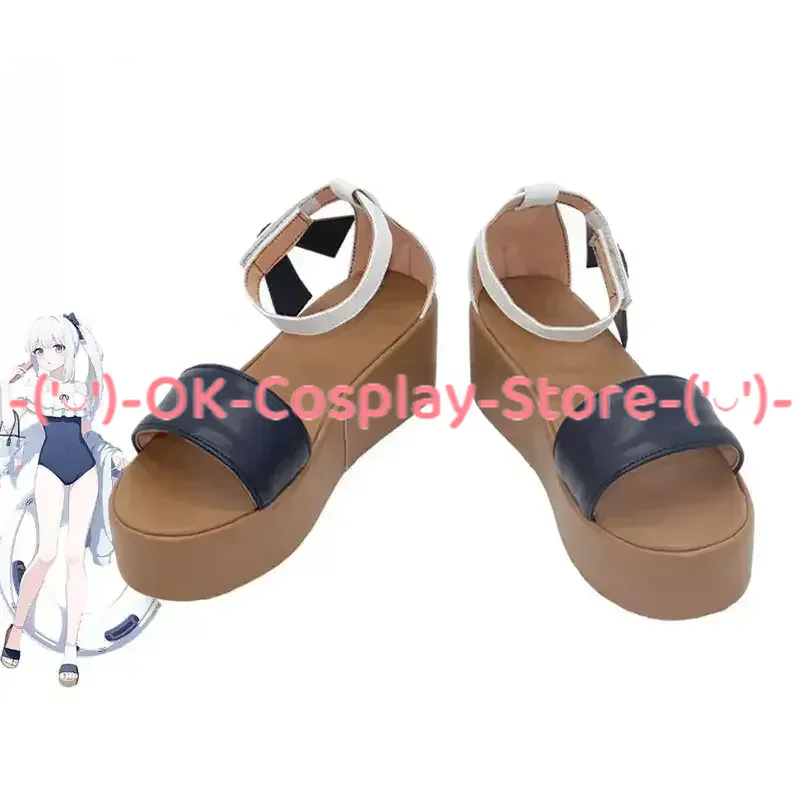 

Game Blue Archive Tsukiyuki Miyako Cosplay Shoes Halloween Carnival Boots PU Shoes Cosplay Props Custom Made