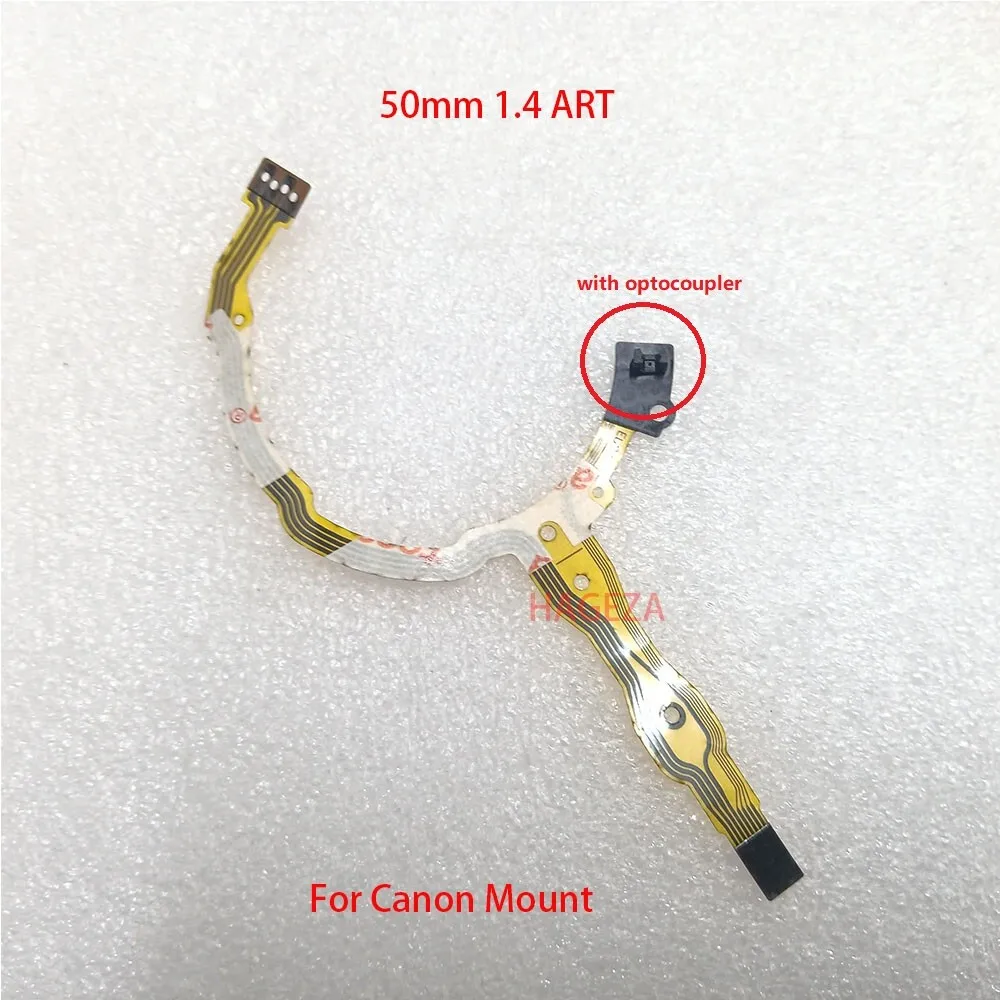 1PCS New Aperture Cable for SIGMA 50mm 1.4 DG ∅77 with Optocoupler IC Lens Parts