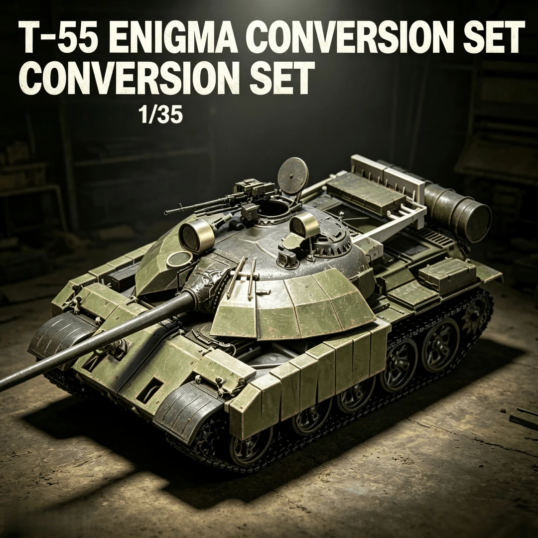 1/35 T-55 Enigma Conversion Set LF1216 Resin Model Upgrade Kit Military Vehicle Detail Parts