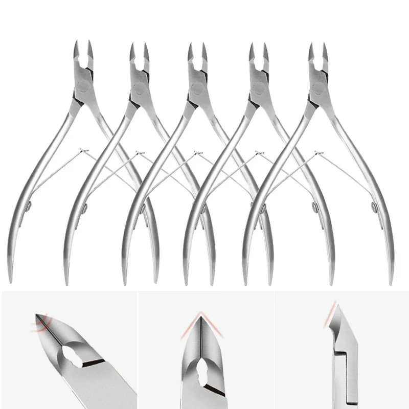 Professionele Cuticle Cutter Nagel Tangen Schaar Manicure Pusher Pedicure Tong Dode Huid Remover Nail Cuticle Hergroei Tool