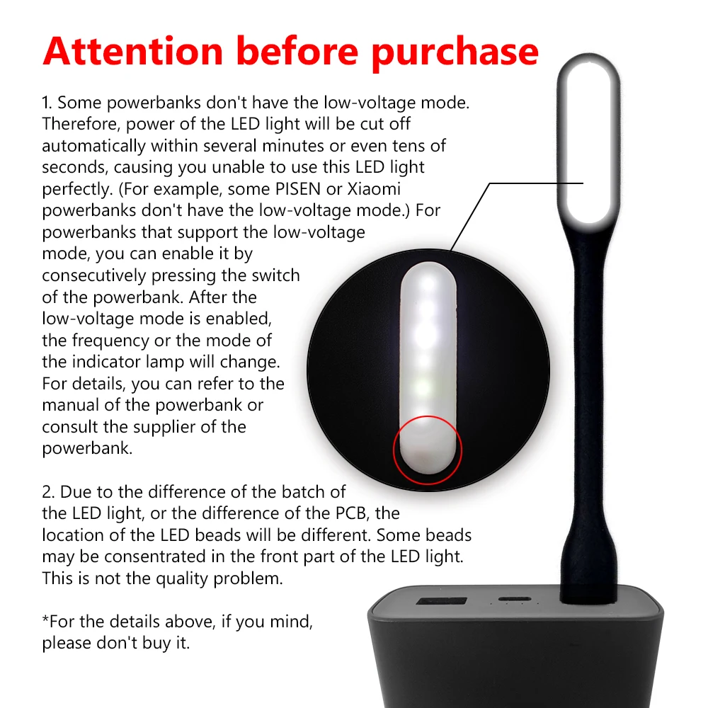 Mini Portable 5V 1.2W Super Bright Book Light For Laptop Bank For Power PC Computer Laptop Night Lighting Cheap Flexible Lamp