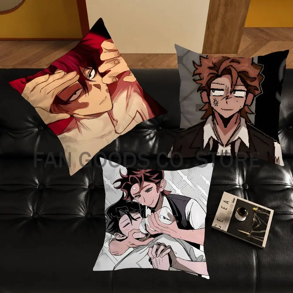 

V-Vincent Rody Dead Plate Printed Pillow Cover Cushion Case Simple Sofa Pillow Case No Pillow Core