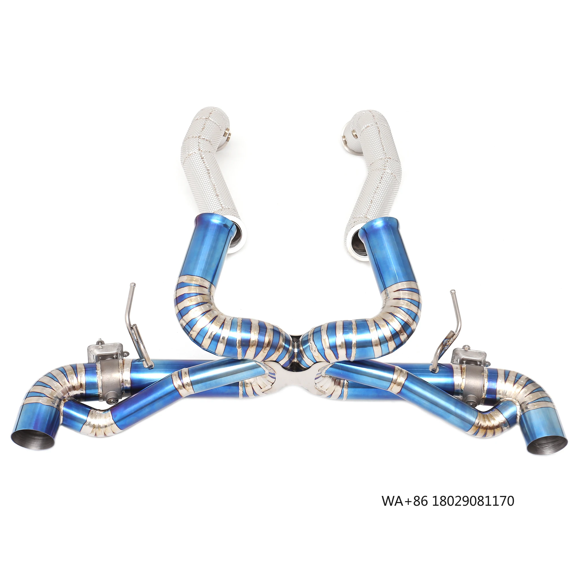 

Полная выхлопная система OEM (титановый Catback + нержавеющий даунпайп) для GT 4.0T 2019-2023, с клапанной системой OEM