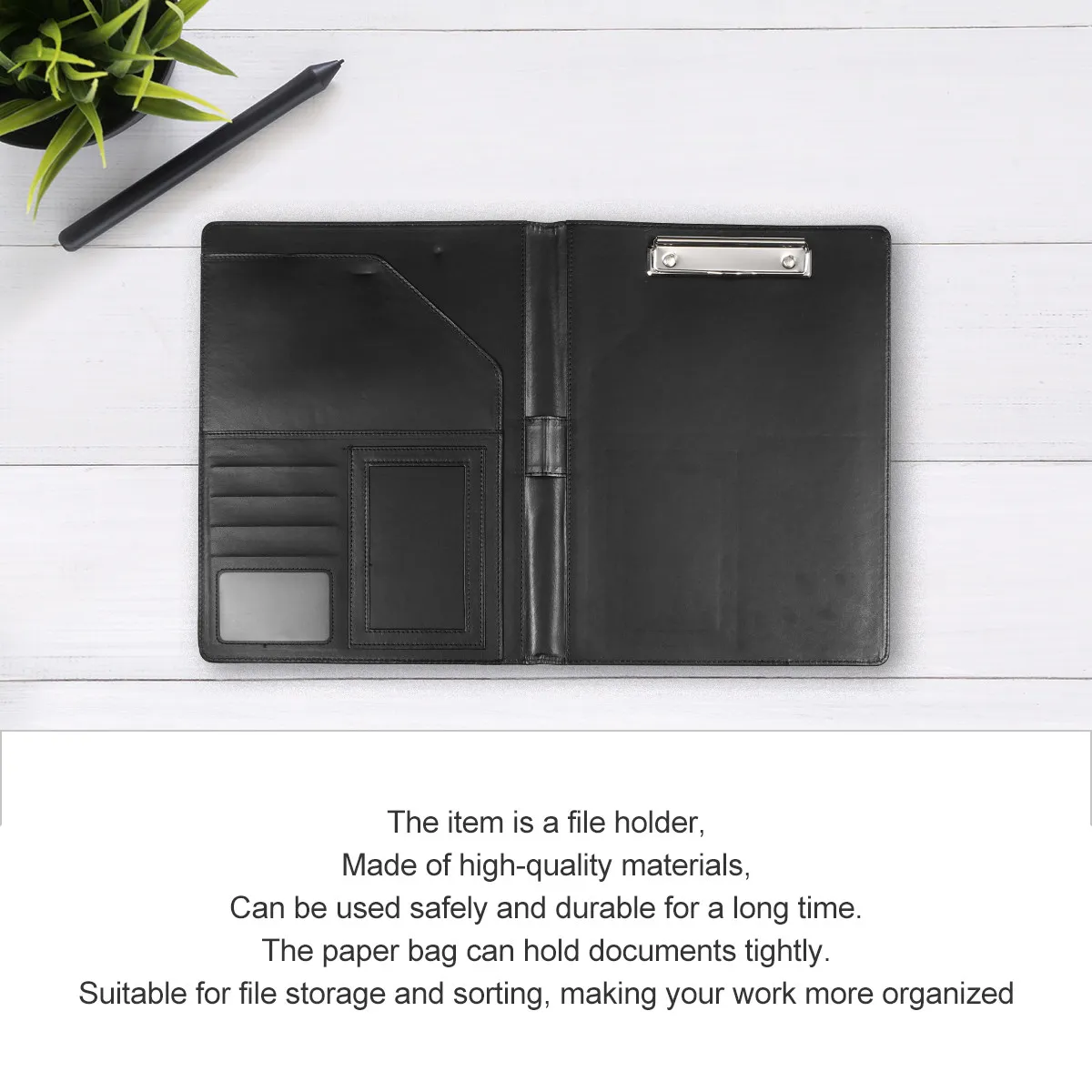 1Pcs Professional A4 File Folder Made of Premium Waterproof Oil Resistant Easy Clean Light Weight Office Document