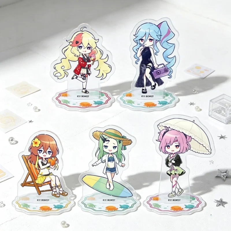 Macross Delta 2026 Acrylic Stand Model Plate Keychain Xao Jussila/Keith Aero Windermere 10CM Bedroom Table Ornaments Fans Gifts