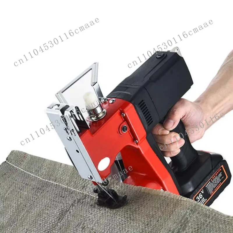 Portable Kraft Paper Knitted Sewing Machine for Burlap Sandbag, Fit Bag Sewing Textile Application Foil Packaging