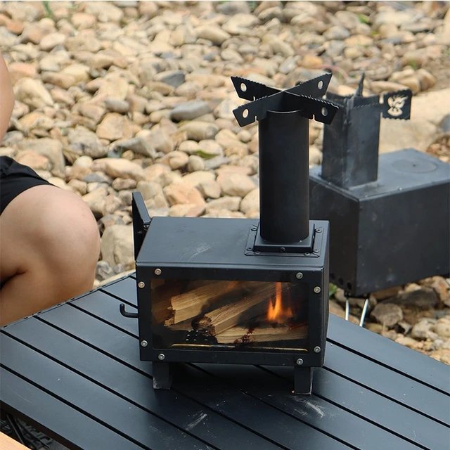 Camping wood heater best sale