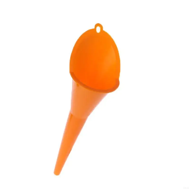 781E Multipurpose Long Stem Plastic Funnel for Cars Gas Tanks Engine Oil Water Liquid