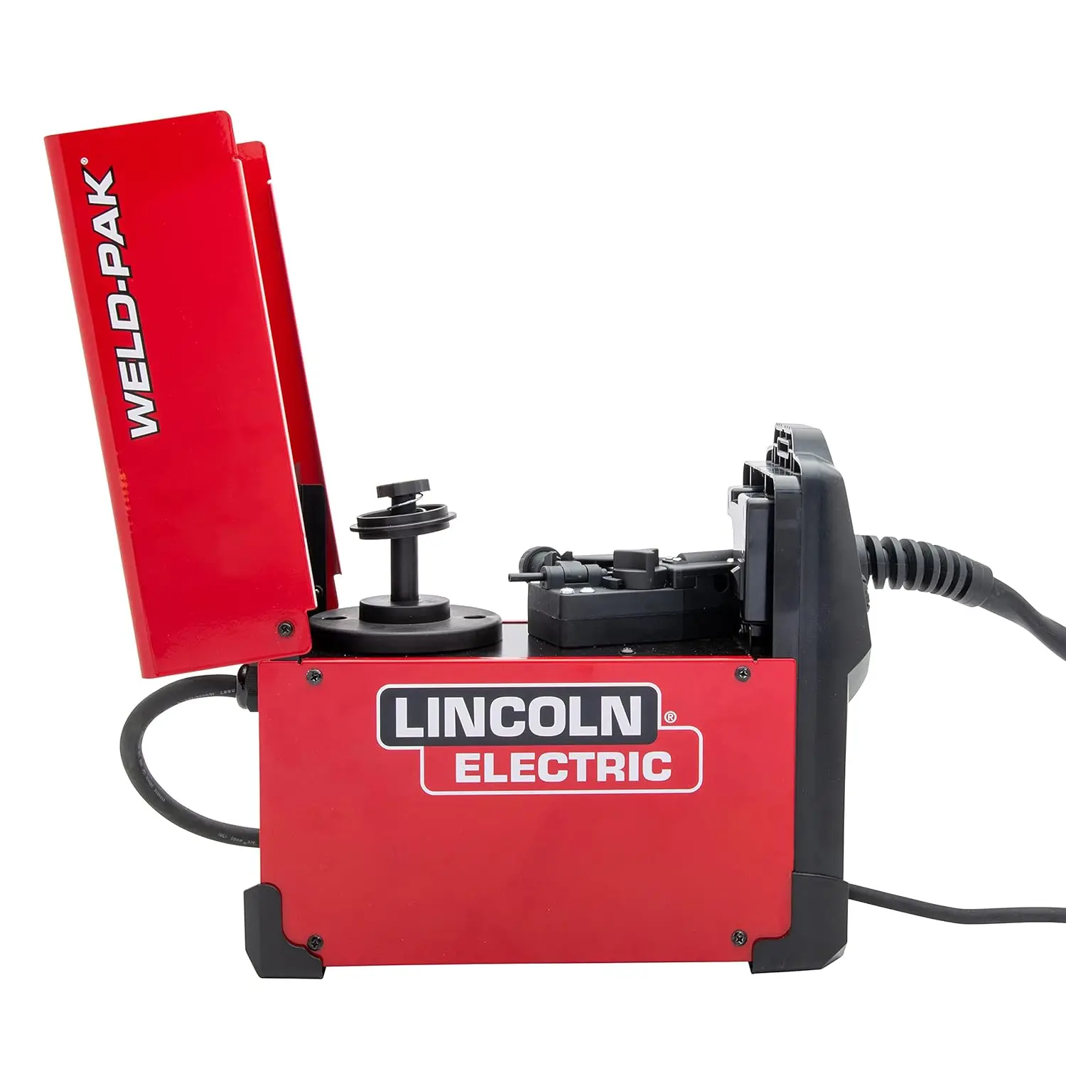 Lincoln Electric 90i FC Flux Core Wire Feed Weld-PAK Welder, 120V Welding Machine, Portable w/Shoulder Strap, Metal Case