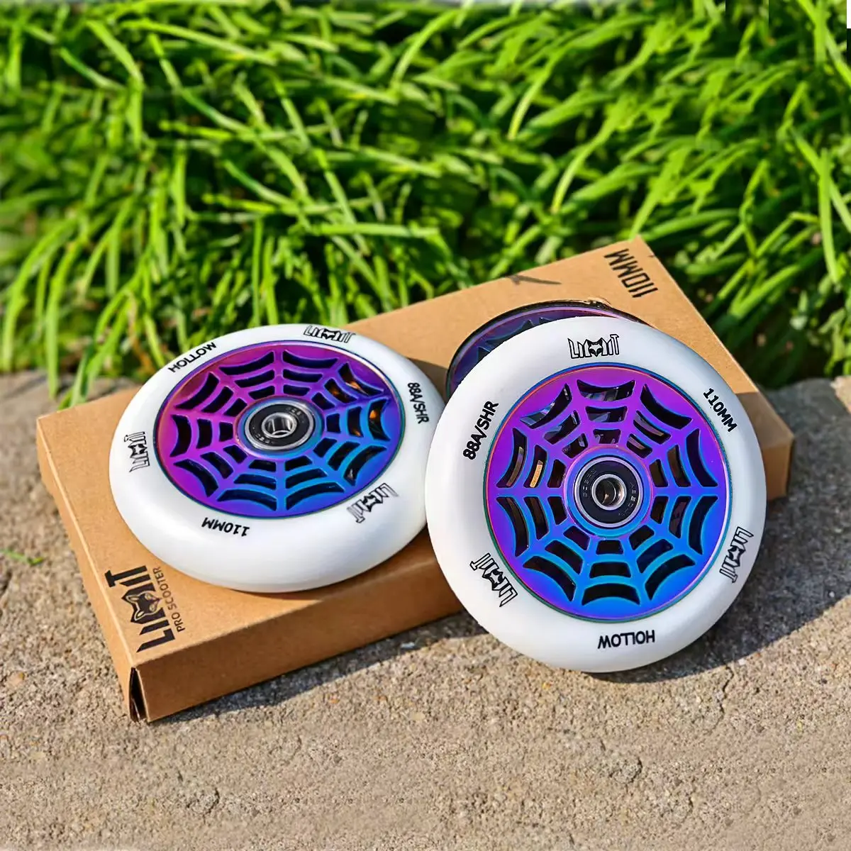limit-pro-scooter-wheel-110-x-24mm-2-pcs-88a-high-rebound-pu-and-metal-core-abec-9-bearings-for-most-stunt-trick-scooter-wheels