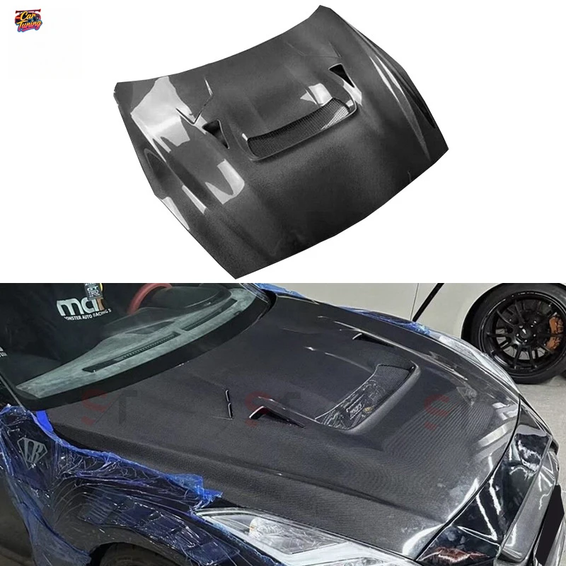 

Suitable for Nissan GT-R R35 08+ Var model carbon fiber hood modification front cover