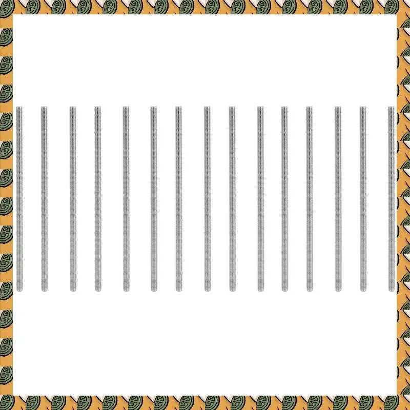 

A77I M6 X 150Mm 304 Stainless Steel Fully Threaded Rod Bar Studs Hardware 15 Pcs