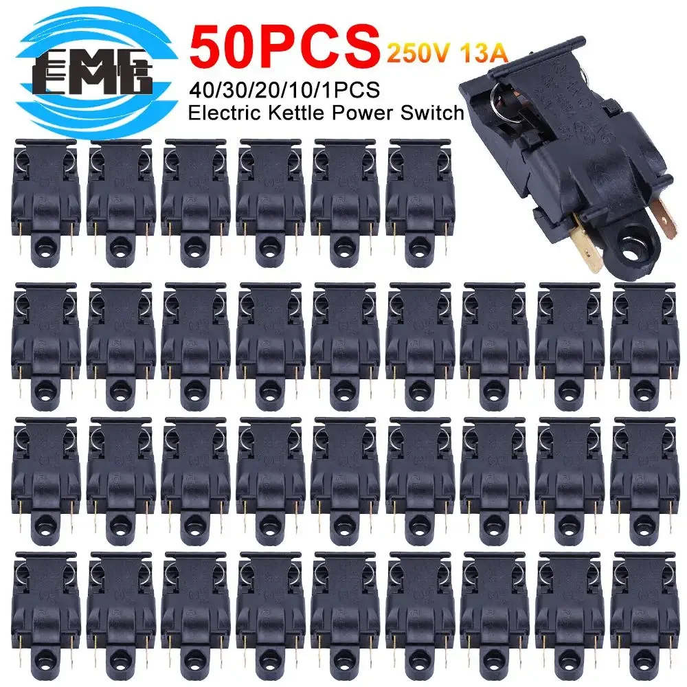 1-20PC 13A 250V Boiler Thermostat Switch Electric Kettle Power Switch Universal Accessory Kettle Thermostat Pressure Jump Switch
