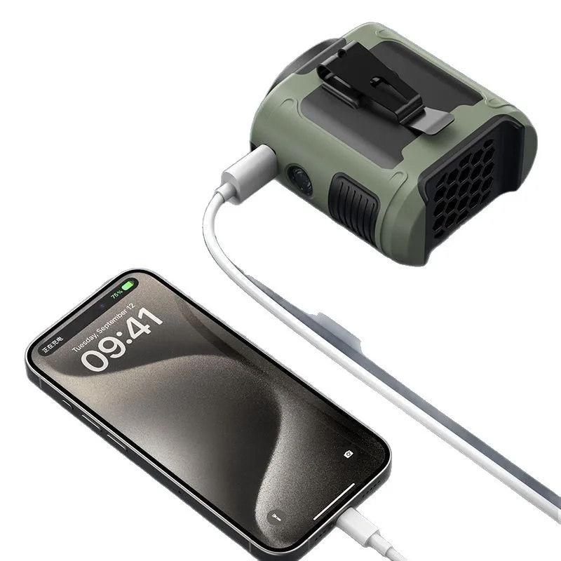 

Waist fan multi function portable cooling refrigerated