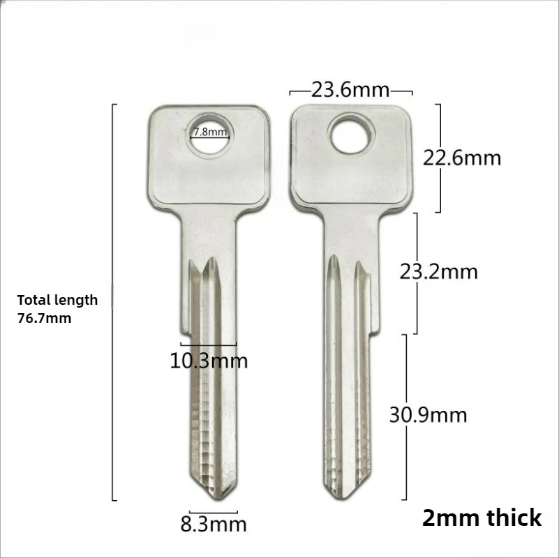 

10PC for Long Necked Master Key Blanks, S-shaped Lock Cores, Key Embryos, Locksmith Consumables, Lock Accessories