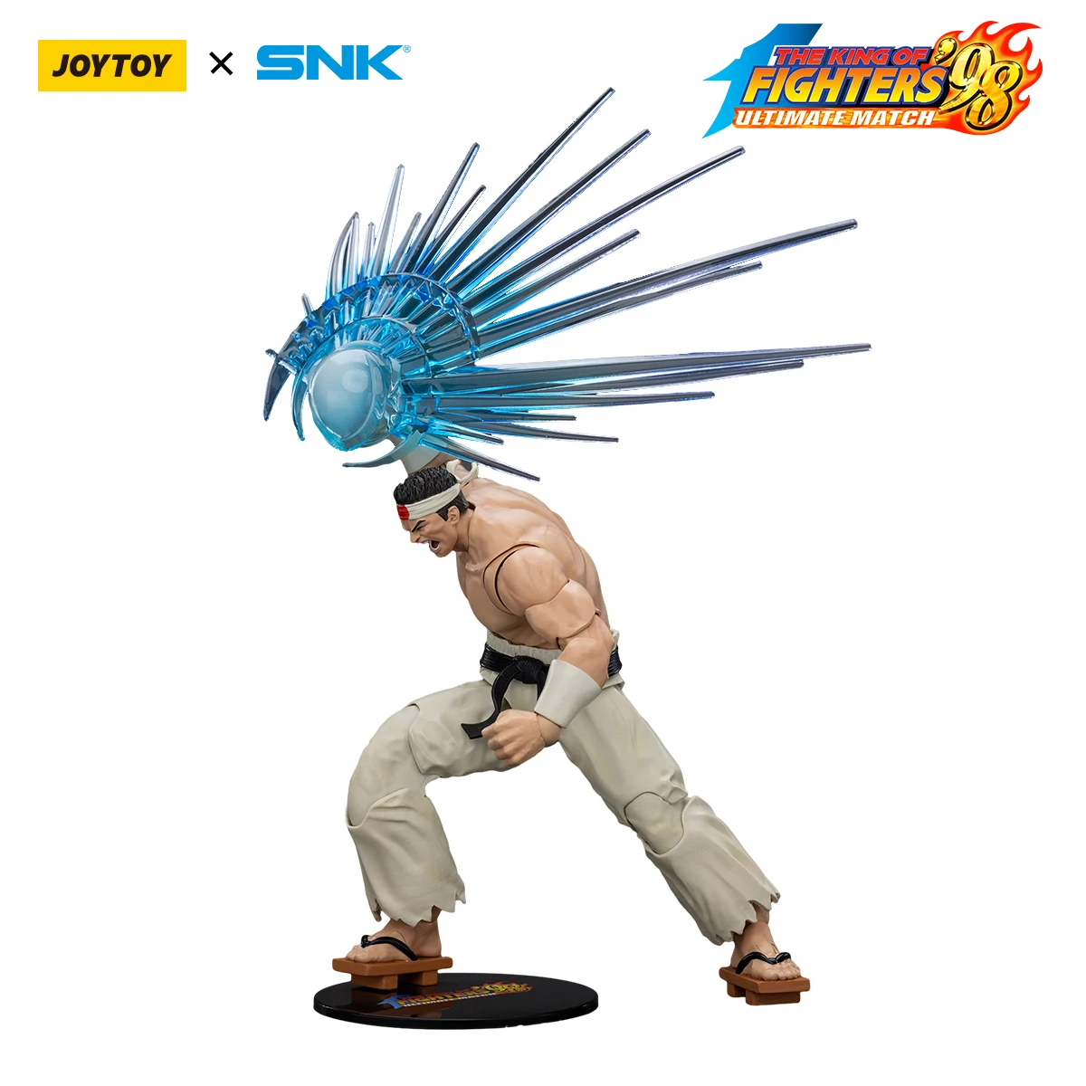JOYTOY SNK 1/18 Action Figures KOF 98UM Hero Team Kyo Kusanagi Goro Daimon Benimaru Nikaido view 5