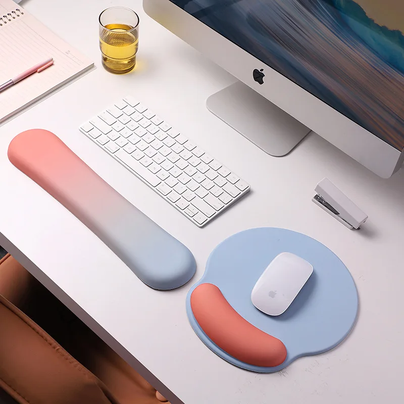 Mouse Pad Comfortable Wrist Support Non Slip Mice Mat Soft Mousepad Wrist Support Computer Silicone mouse pad