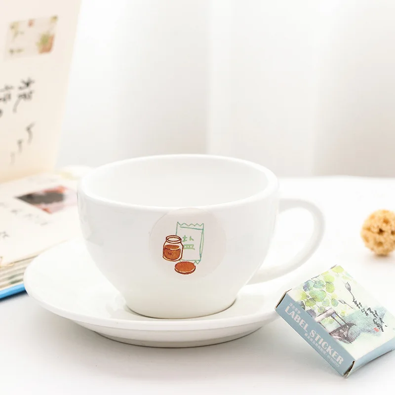 40 PCS/Pack Creative Boxed Washi Sticker Set, Decorative Sealing Stickers Journal Box Stickers