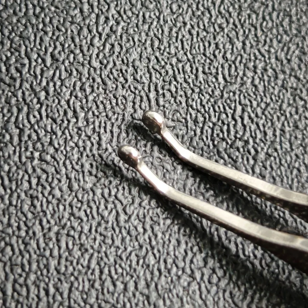Round Head Meibomian Gland Forceps Stainless Steel Extension Compressor Eyelid Tweezers Eyelid Clip Eye Massage Forceps
