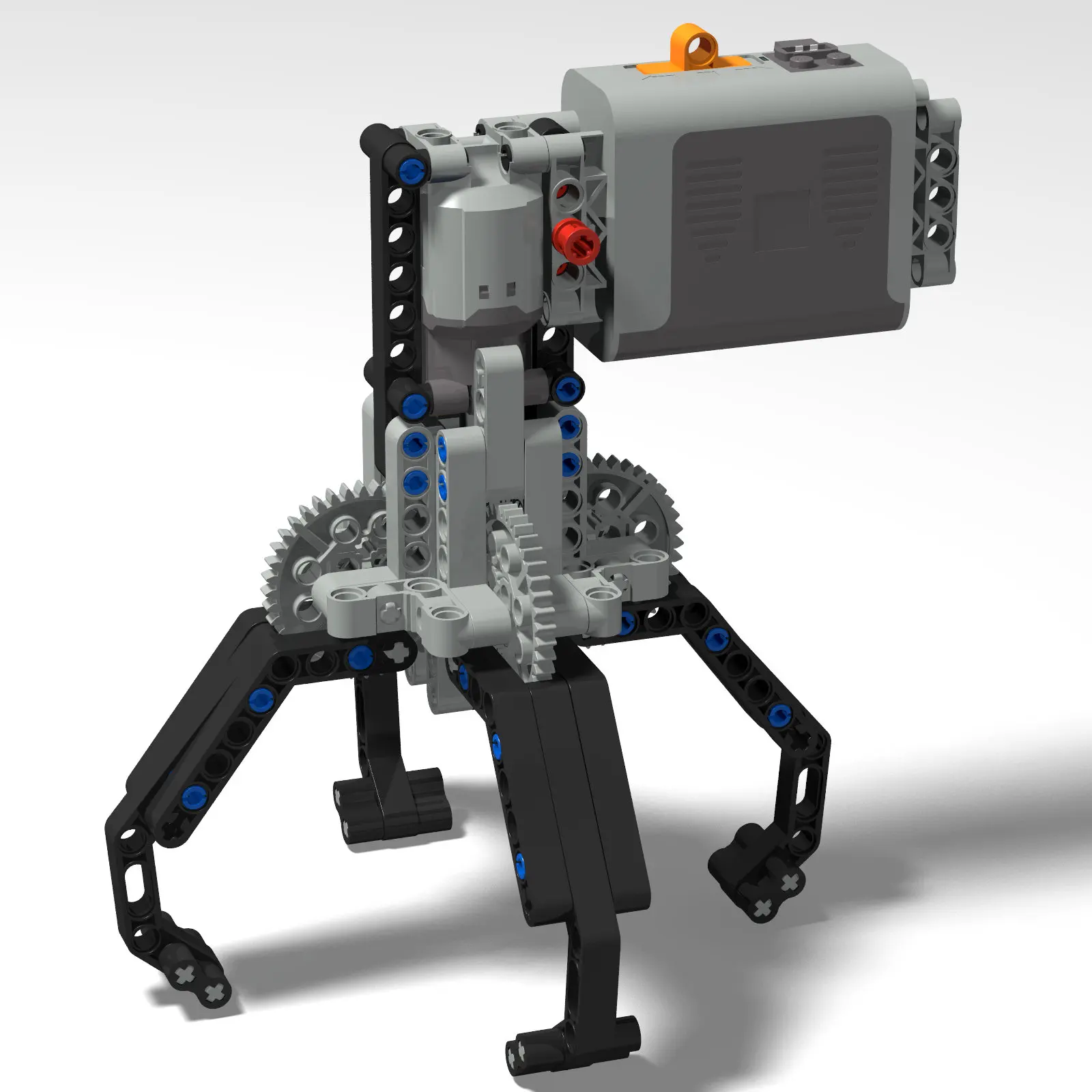 Techniczne klocki MOC elektryczny robot zdalnie sterowany Manipulator mechaniczny zacisk ramienia zestaw pazurów DIY zabawki edukacyjne dla dziecka