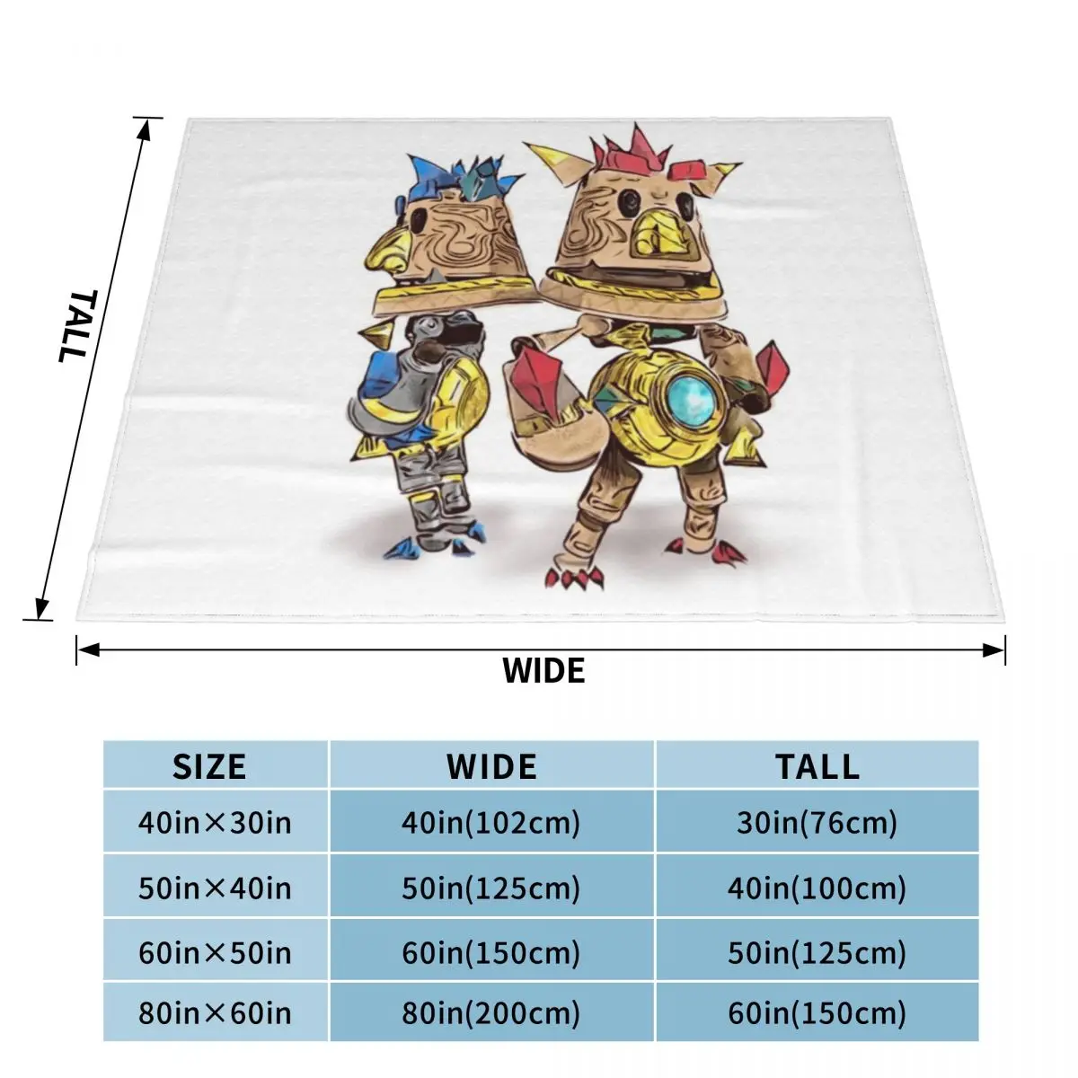 Knack 2 T-ShirtKnack II Original Line Art Throw Blanket Luxury Designer Fluffys Large Blankets