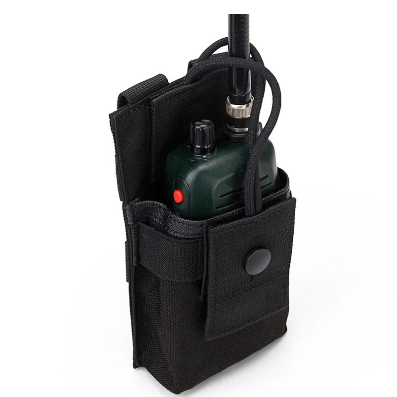 Molle System Walkie-talkie Bag Multifunctional Camouflage Accessory Bag Outdoor Sports Wireless Calling Machine Bag Pocket